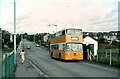 NS4963 : Graham's Bus Services 85 at Hawkhead Station – 1970 by Alan Murray-Rust