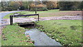 Bridge over roadside stream at Bartley