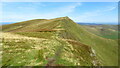SJ0732 : View towards summit at 830 metres & Cadair Berwyn from Craig y Llyn by Colin Park