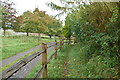 Footpath by track