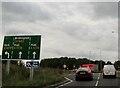 Slip  road  from  A64  to  A1079  roundabout  above  it