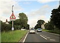 SE6551 : A1079  Hull  Road approaching  minor  road  junction by Martin Dawes