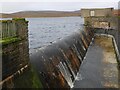 NT1252 : The spillway, West Water Reservoir by Jim Barton