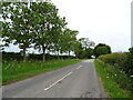 Minor road from the A16 towards Harrington Hill