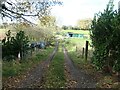 Private track heading west off Cresswell Road