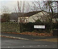 Bilingual name sign on a Ponthir corner, Torfaen