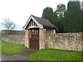 Lych gate, St James the Great church, Fitzhead