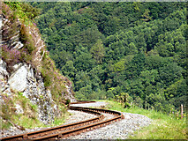 SN7377 : Reverse curves, Vale of Rheidol Railway by John Lucas