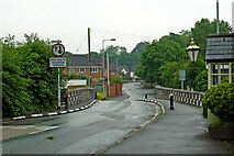 SO8483 : Kinfare Bridge and Mill Lane near Kinver, Staffordshire by Roger  D Kidd