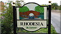 Rhodesia village sign