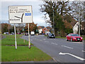 Road sign on the B4637, Worcester