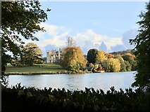 ST6416 : Sherborne Castle, the boathouse and lake by Sarah Smith