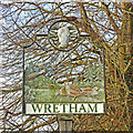 Wretham village sign