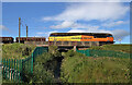 A Colas Rail Freight train on the East Coast Line