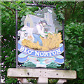 TM0179 : BloNorton village sign by Adrian S Pye