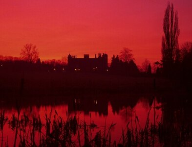 TL3960 : Madingley Hall at dusk by Martin Tester