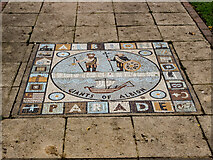 TQ3285 : Stoke Newington : Albion Road mosaic by Jim Osley