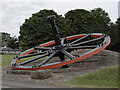 Flywheel from Low Moor Steel Works, New Works Road, Bradford