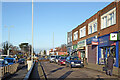 Shopping parade by Stafford Road, Wolverhampton