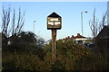 TG2012 : Hellesden village sign by Adrian S Pye