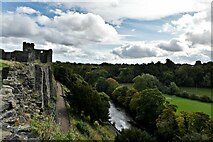 NZ1700 : Richmond Castle: Along the south curtain wall to the Gold Hole Tower by Michael Garlick