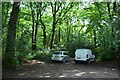 TQ4148 : Car park, Staffhurst Wood by N Chadwick