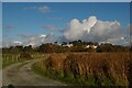 TM4556 : View towards Aldeburgh from the Marshes by Christopher Hilton