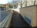 Flood channel on Cartsburn Street