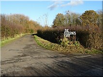 SO7144 : Entrance to The Riddings Farm by Philip Halling