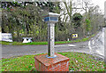 TG2905 : Bramerton village sign by Adrian S Pye