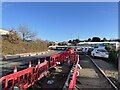 Baldslow Interchange construction