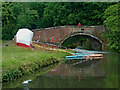 SO8273 : Oldington Bridge north of Stourport in Worcestershire by Roger  D Kidd