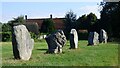 SU1069 : Avebury stone circle and henge by Sandy Gerrard