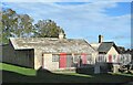 NZ0878 : Belsay Castle kennels by Gordon Hatton