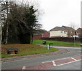 Bench alongside Henllys Way, Cwmbran