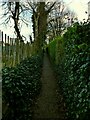 Footpath to Vicarage Drive