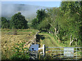 Farm track near Rogart Railway Station