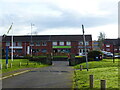 Entrance to recreation ground, Caldicot