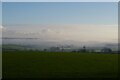 Winter view south-eastwards from Haselbech Hill