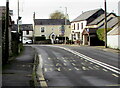 SS9379 : Coychurch stop for buses to Bridgend by Jaggery