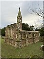 Derelict cemetery chapel