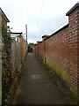 Alley above Roberts Road, Exeter