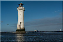 SJ3094 : New Brighton Lighthouse (Perch Rock Lighthouse) by Brian Deegan