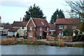 Houses by pond, Mulbarton