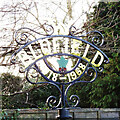 TG3309 : Blofield village sign by Adrian S Pye