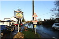 TG3211 : Blofield Heath village sign by Adrian S Pye