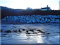 New rock defences below Blue Anchor Hotel