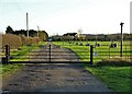 Gateway and drive to Croft Farm