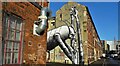 Giant figure by Phlegm on Headford Street (I)