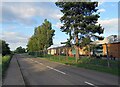 Old Dalby Lane passing Old Dalby Business Park